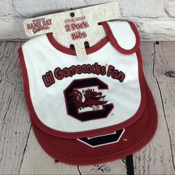 NCAA University Of South Carolina Gamecocks “Baby Shower Gift Set” 4 Piece Set - Picture 12 of 12